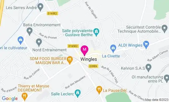 Localisation Kebab Fast Food Winglois