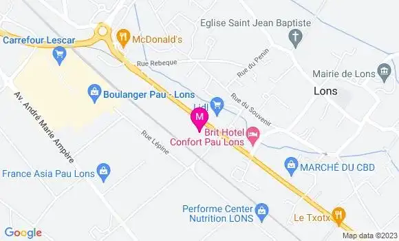 Localisation Restaurant  Planète Délice
