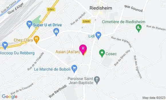 Localisation Restaurant Asiatique Asi