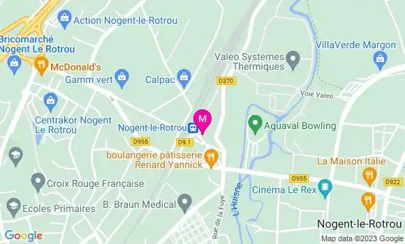 Localisation Pizzeria La Bergamasca