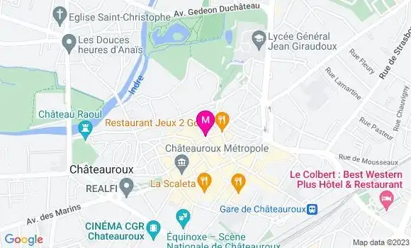 Localisation Restaurant Bar Le P