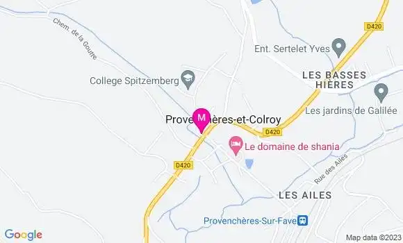 Localisation Restaurant  Au Fil des 4 Saisons
