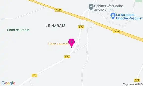 Localisation Restaurant  Chez Laurent