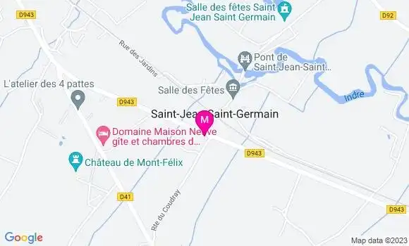 Localisation Restaurant  Le P