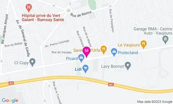Localisation Restaurant  La Véranda