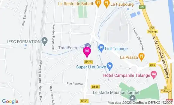 Localisation Restaurant  Le Coquelicot