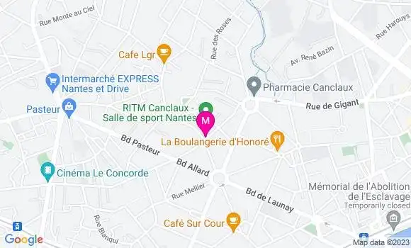 Localisation Restaurant  La Table de Yo