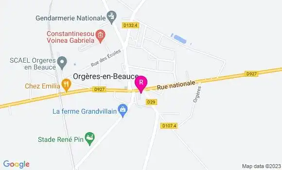 Localisation Restaurant  Le Sainte Barbe