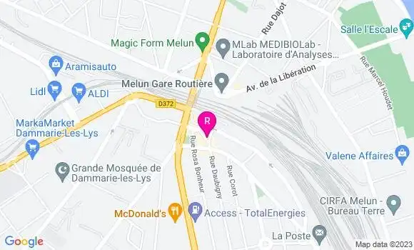 Localisation Restaurant  M et A