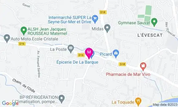 Localisation Restaurant  Le Pagnol