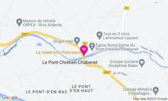 Localisation Restaurant  Au Fil de l