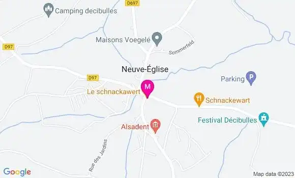 Localisation Restaurant  Le Schnackawert