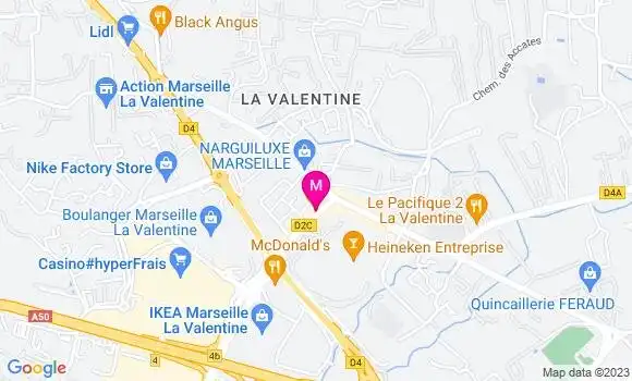Localisation Restaurant  Le Jardin Caché