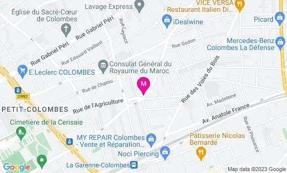 Localisation Restaurant  Les Persiennes