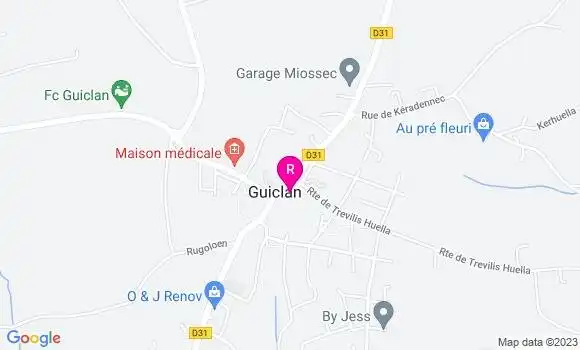 Localisation Restaurant  A l