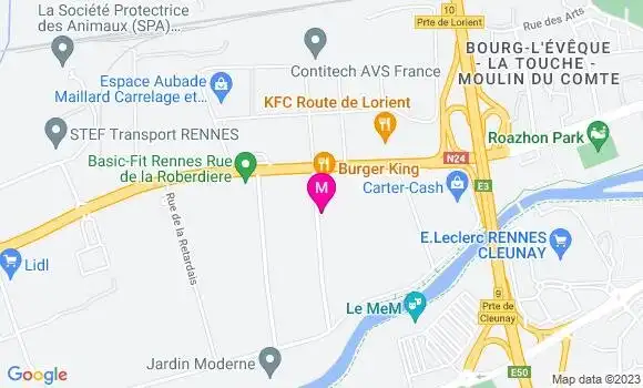 Localisation Restaurant Africain Le Yao Ba