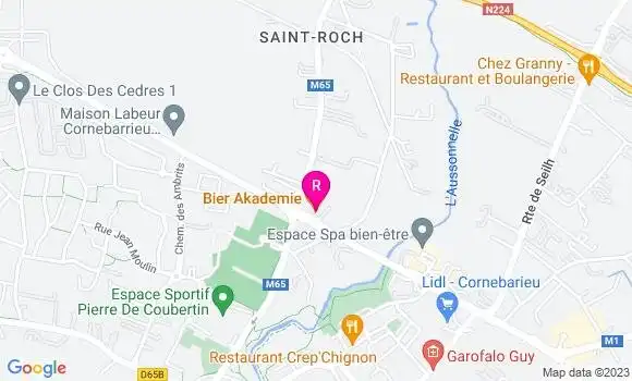 Localisation Pub Bier Akademie