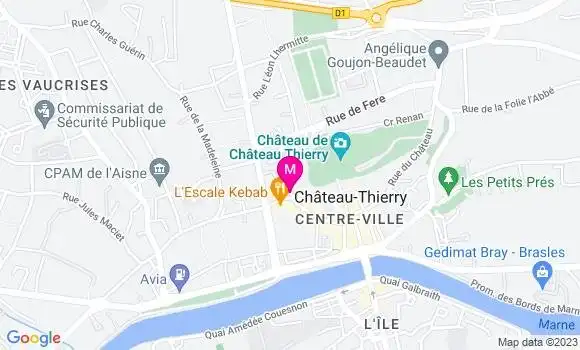 Localisation Restaurant  La Crêpe Rit