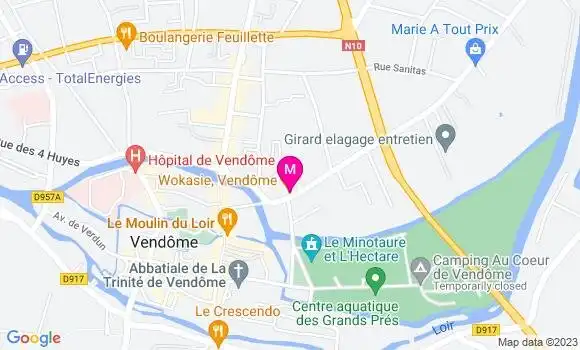 Localisation Restaurant  Wokasie