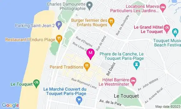 Localisation Restaurant  Café des Artistes