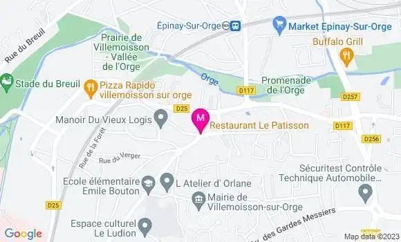 Localisation Restaurant  Le Patisson