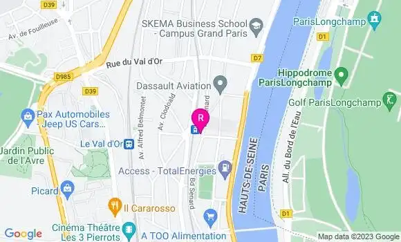 Localisation Restaurant  Mistinguette