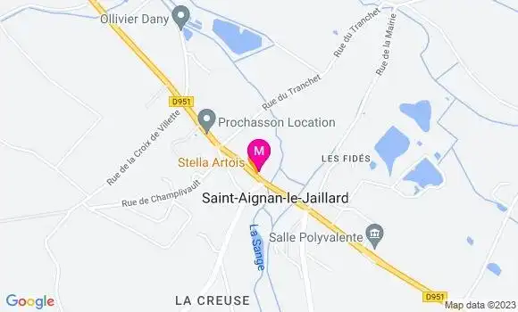 Localisation Restaurant  Le Saint Aignan