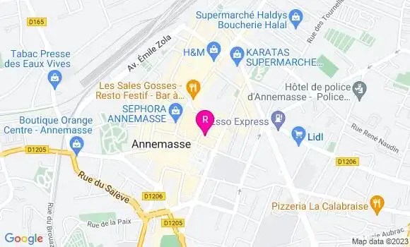 Localisation Brasserie L