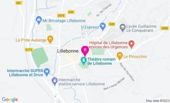 Localisation Pizzeria Pizza Land