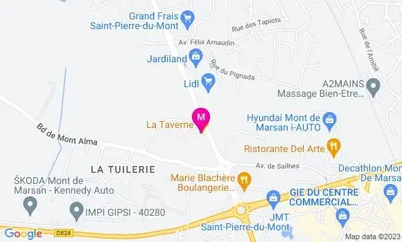 Localisation La Taverne