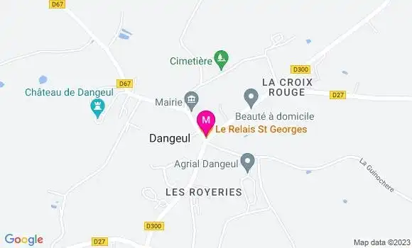 Localisation Restaurant  Le Relais Saint Georges