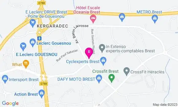 Localisation Pizzeria Da Franco