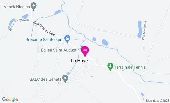 Localisation Restaurant  La Fontaine 1900