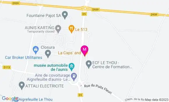 Localisation Restaurant Bar La Cap