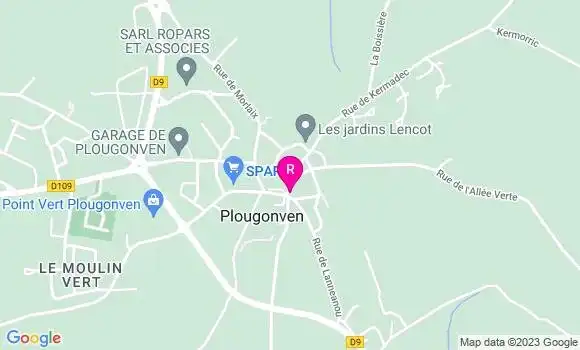 Localisation Crêperie Degemer Mat