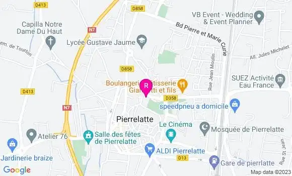 Localisation Restaurant  Le P