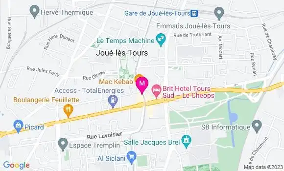 Localisation Restaurant  Le 75