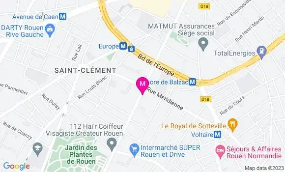 Localisation Pizzeria Le Milano