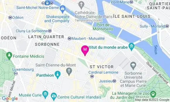 Localisation Café Saint Victor