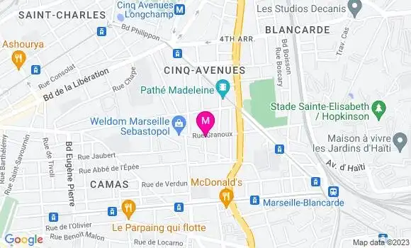 Localisation Bistrot Granoux