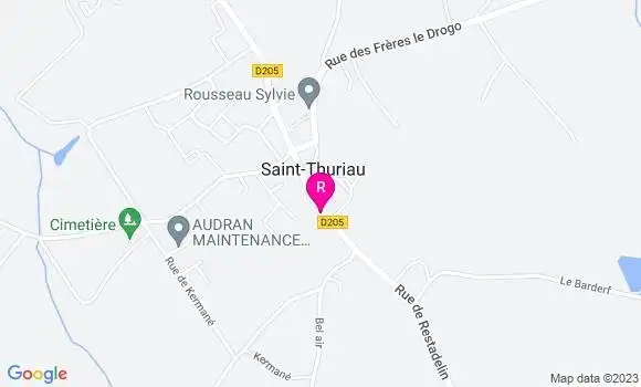Localisation Restaurant  Le Relais Saint Hubert