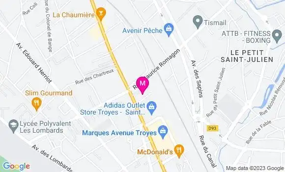 Localisation Restaurant  L