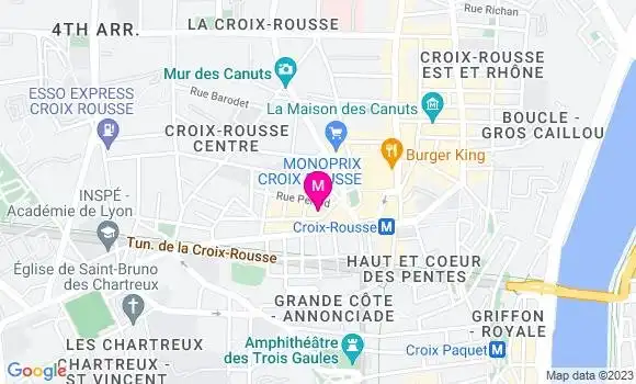 Localisation Restaurant  Le Grand Café de la Soierie