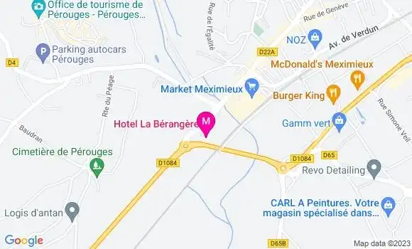 Localisation Restaurant  Le Ménestrel