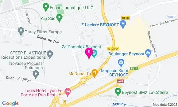 Localisation Restaurant Asiatique Sun Sèp