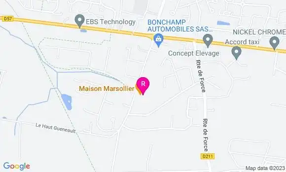 Localisation Restaurant  Maison Marsollier