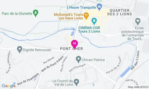Localisation Restaurant du Parc