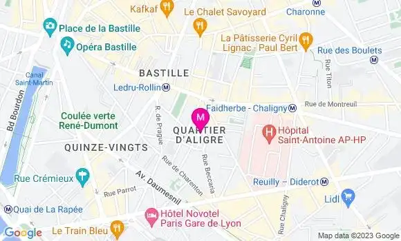 Localisation Restaurant  Liberty