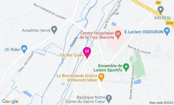 Localisation Restaurant  Ha Noi Quan