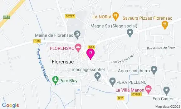 Localisation Pizzeria Pizza Line
